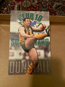 Jason Dunstall AFL Greeting birthday Card - John Sands, Hawthorn Hawks, Club 10. - Picture 1 of 1