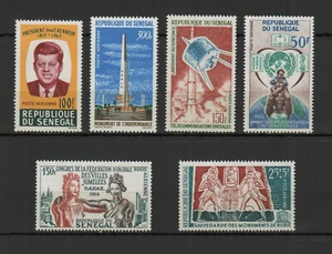 Senegal 1964-65 Luftpost ein Lot von 6 neuen Marken MNH /TR8381 - Bild 1 von 1