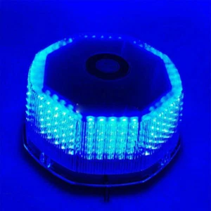 240LED Roof Top Emergency Flash Strobe Light Car Rotating Round Beacon 12V Blue - Bild 1 von 11