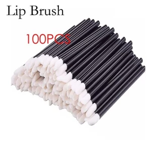 100 pcs Lip Brush Lip Wands Gloss Lipstick Applicator Brushes - Picture 1 of 4