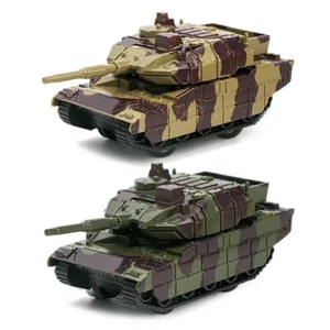 2pcs/set Toys Children's Toy Car Pull Back Tank Car Boy Military Toy Model Gift - Picture 1 of 4