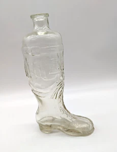 Vintage italienisches Glas Weinflasche Stiefel Dekanter - Glasschuhe Sammlung - Bild 1 von 8