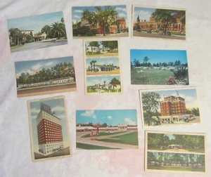 10 GEORGIEN WERBE Postkarten: Hotels, Motels - KLOSTER, Oglethorpe, DE SOTO - Bild 1 von 11