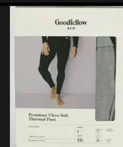 Goodfellow & Co Herren Premium Ultra Soft Thermohose Gr. XXL - Grau - Bild 1 von 3
