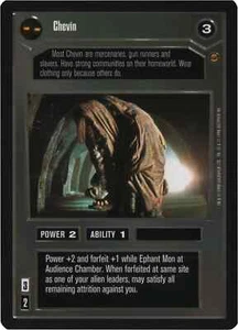 Chevin (Jabba's Palace) | Decipher Star Wars CCG | NM/LP - Picture 1 of 1