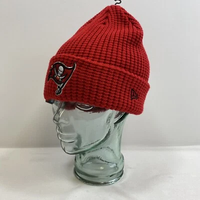 Tampa Bay Buccaneers New Era Knit Beanie Men's One Size Red Prime Team Knit Hat - Image 1 of 4