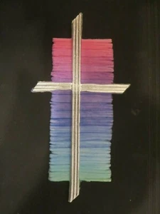 Wachsornament, Wachskunst, Kreuz, Kerze selbst gestalten - Picture 1 of 1