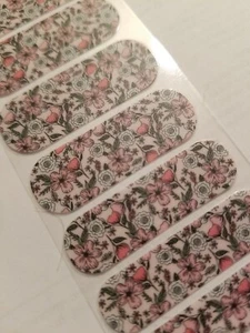 Jamberry BLUSHING BLISS, 1/2 Sheet, Matte - Picture 1 of 3