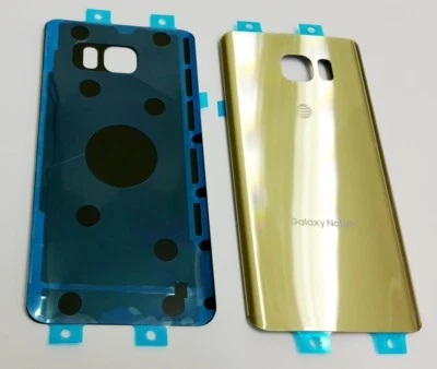 Cubierta trasera de batería original OEM Samsung Galaxy Note 5 AT&T N920A ~ oro platino Foto 1 de 4