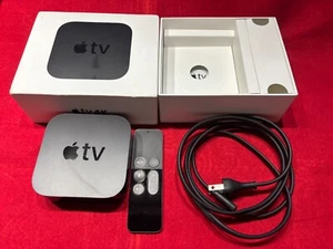 Apple Tv 4k 64gb Model A1842 With Cords & Remote Original Box- USED WORKING - Picture 1 of 9