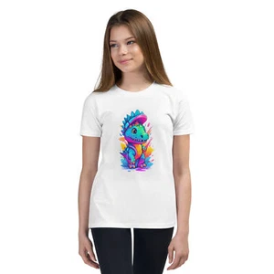 Youth Short Sleeve T-Shirt, Dinosaurs - Picture 1 of 1