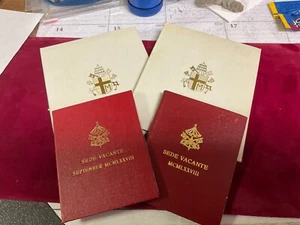VATICAN LOT OF 4 BU SETS 2 FROM 1978 AND 2 FROM 1984 N4005 - Picture 1 of 14