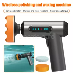 Wireless Car Polisher 20000RPM Handheld Waxing Polishing Machine Scratch Repair - Picture 1 of 19