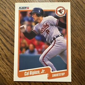 1990 MLB Fleer Baseball | Cal Ripken Jr | #187 |  Baltimore Orioles