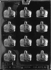 BS SMALL CROWNS mold Chocolate candy molds crown pieces prince princess  - Picture 1 of 1