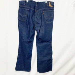 Vintage Levi’s Saddleman Boot Jeans W42 L32 Orange Tab 517 0917 Dark Wash Cowboy - Picture 1 of 10