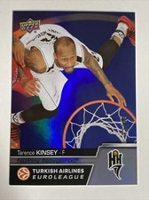 2015-16 Upper Deck Euroleague Foil /49 #E97 Tarence Kinsey Nizhny Novgorod Card