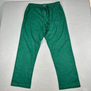 Polo Ralph Lauren Ropa de Dormir Pantalones Para Hombres XL Verde Pijama Salón Poni Franela AOP - Imagen 1 de 14