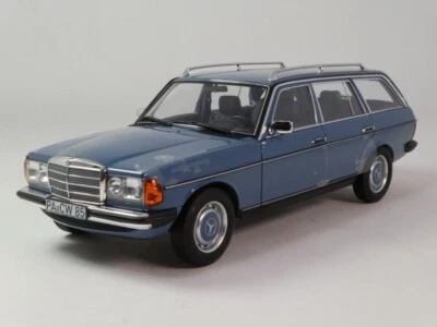 Norev Mercedes Benz 200 T blue 1980 1/18 183737 - Immagine 1 di 4