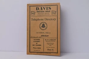 Directorio telefónico Guthrie Oklahoma 1932 12 páginas - Imagen 1 de 7
