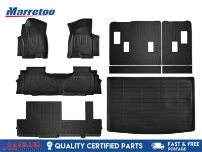 Full Sets Floor Mats for Chevrolet Suburban/GMC Yukon XL 2024-2021 (8 Seats) Foto 1 de 4