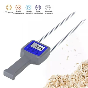 Wood Sawdust Moisture Meter Analyzer Hay Bale Powder Moisture Fiber Meter - Picture 1 of 20