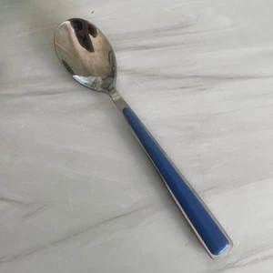 Fiesta Merengue By Cambridge Sugar Spoon 6 3/4” Lapis Discontinued - Picture 1 of 5