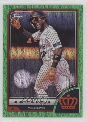 2023 Topps World Baseball Classic Green Sparkle Foil /75 Jurickson Profar #29 - Image 1 of 2