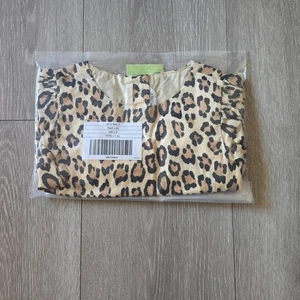 JANIE and Jack Mädchen Leopard Puffärmel Schößchen Top Größe 3 - Bild 1 von 3