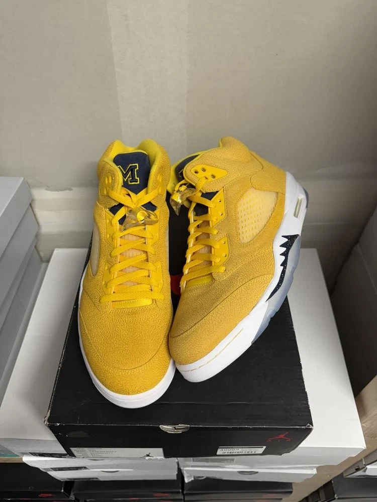 Jordan 5 Retro PE Michigan for Sale | Authenticity Guaranteed | eBay