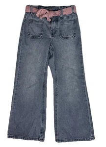 Mädchen ZARA High Waisted Wide Leg Jeans Gr. 8 - Bild 1 von 6