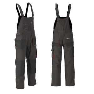 Arbeitshose / Latzhose BASALT schwarz/rot Gr. M-XXL - Bild 1 von 6