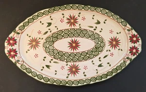 Temptations Old World Platter with Figural Handles 18" x 11" - Picture 1 of 5
