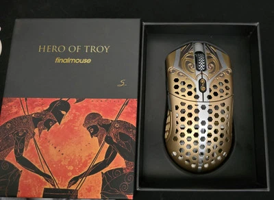 Finalmouse Starlight-12 Hero of Troy Achilles Gaming Mouse Gold Small #1212/2500 - Image 1 of 4