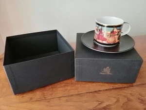 Real pr. Tettau ars mundi taza taza de café platillo Hundertwasser embalaje original - Imagen 1 de 7