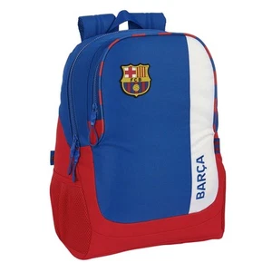 Schultasche F.C. Barcelona blau weinrot 32 x 44 x 16 cm - Bild 1 von 3