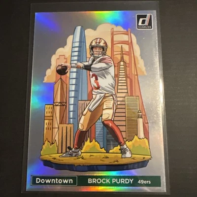Panini Donruss 2024 - ¡Centro! Brock Purdy #4 de gran tamaño Foto 1 de 2