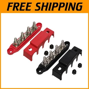 Red & Black 48V Power Distribution Block - Picture 1 of 7