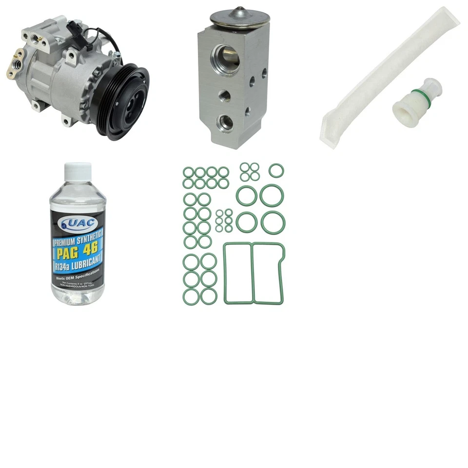 Kit de compresor de aire acondicionado UAC para Kia Spectra 2007-2009 Foto 1 de 1