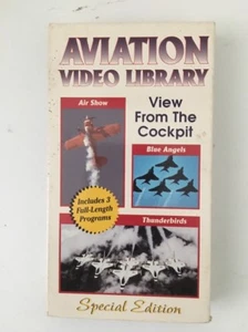 Aviation video-View From The Cockpit- Air Show- Blue Angels-Thunderbirds- VHS - Picture 1 of 4