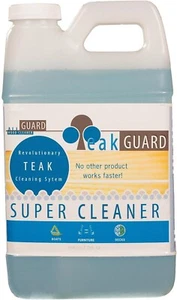 Teak Cleaner & Brightener Restores Wood Fast No Oil Needed Boat Deck Safe - Picture 1 of 7