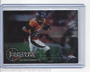 2014 TOPPS CHROME JULIUS THOMAS FANTASY FOCUS #FF-JT DENVER BRONCOS - Picture 1 of 1