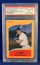 1990 Procards A & AA Minor League Stars #26 Jeff Bagwell RC HOF PSA 9 Astros