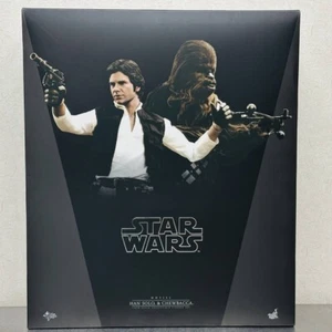 Hot Toys MMS263 Star Wars Una Nuova Speranza Han Solo & Chewbacca 1/6 Figura EP4 INUTILIZZATO - Foto 1 di 24