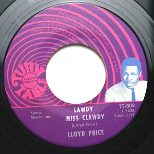 LLOYD PRICE - LITTLE VOLCANO/ LAWDY MISS CLAWDY - SOUL 45 - Picture 1 of 2