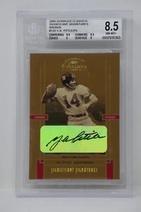 Donruss Classics Signatures Bronze 2005 #132 Y.A Tittle/75 Beckett 8,5 casi nuevo Mt+ - Imagen 1 de 7