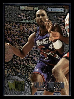 1995 Fleer Metal #196 Willie Anderson Expansion  Toronto Raptors Mint+ - Image 1 of 2