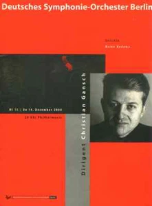 Programm Deutsches Symphonie Orchester Berlin 14.12.2000 Christian Gansch  - Bild 1 von 1