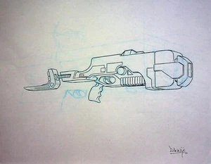 Wild C.A.T.s JIM LEE TV-Serie Produktion SIGNIERT Rich Dannys Location Requisiten #RD - Bild 1 von 2