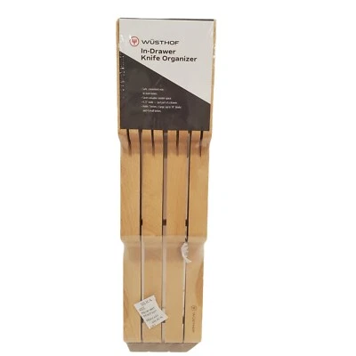 Wusthof 7-slot In-Drawer Knife Storage Tray (Natural Wood, One Size) - Image 1 of 4